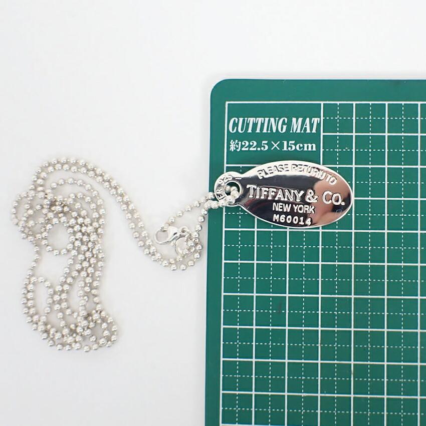 [Used] TIFFANY/Tiffany 925 Return to Tiffany Oval Tag Necklace/g443-73