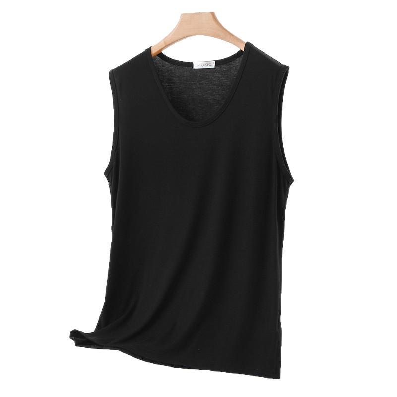 Modal Women's Sleeveless Pajama Top - Lightweight, Casual, Plus Size for Spring/Summer