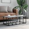 VidaXL Coffee Table Sonoma Grey 100x50x35.5 Cm Engineered Wood 833381