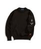 Geonjiulleunseu Crewneck Wholegarment Sweater - Dark Brown