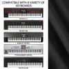 Musiin 88 Keys Premium Piano Keyboard Dust Cover Compatible with KORG KROME 88 KROSS 2-88 KROSS 88MB KROME EX88 and Other 88-Key Synthesizer Protects