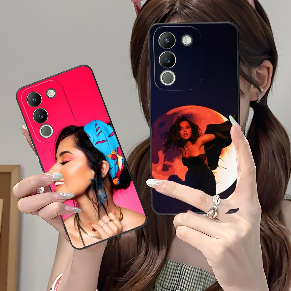Fashion Becky G Matte TPU Mobile Phone Case for VIVO Y77 76 75 74 73 72 58 56 55 51 50 38 36 Y19 Y18 Y03 Y01 5G Colorful Cover