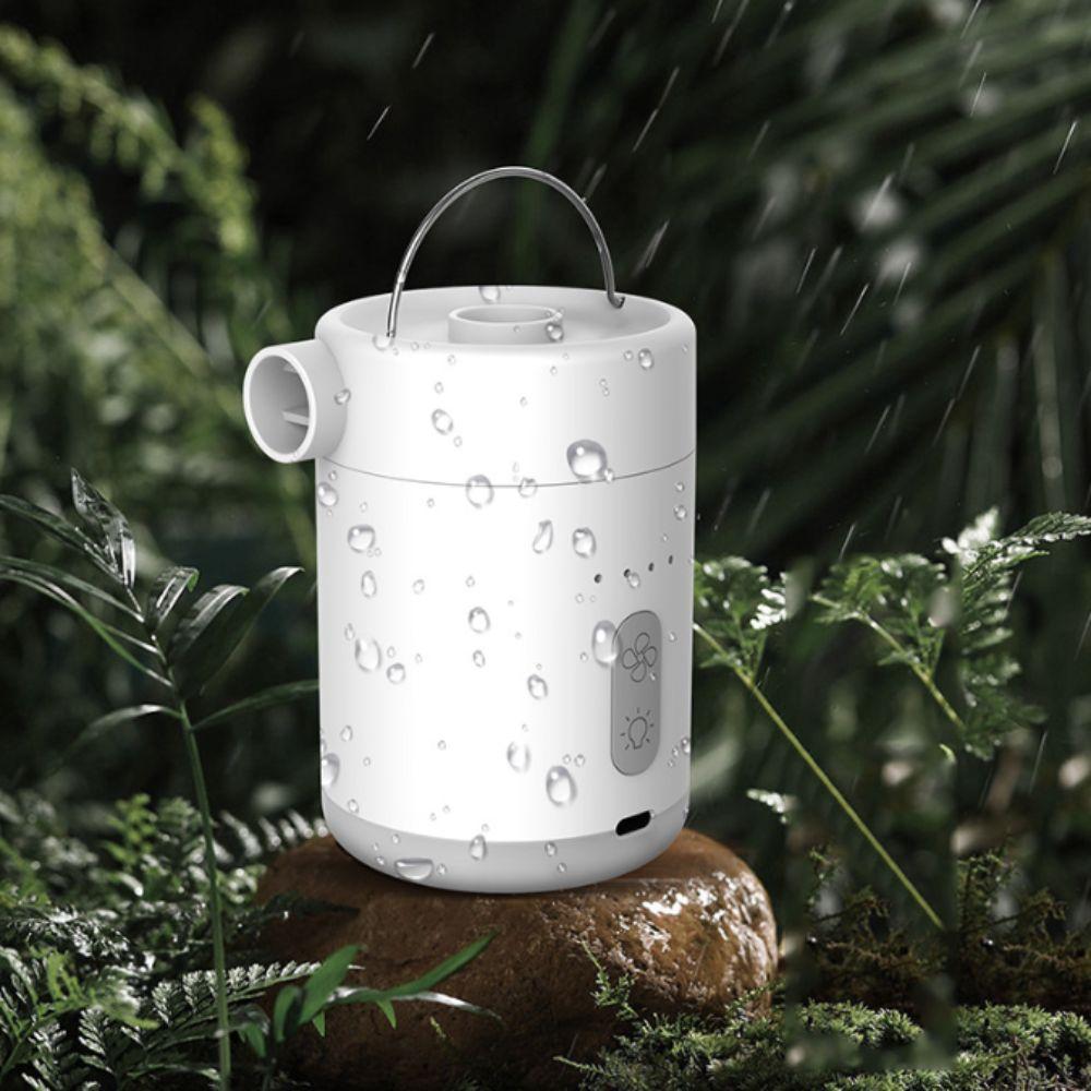 Wireless Operation Portable Air Pump Compact Design USB Rechargeable Pump  Camping Equipment