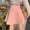 Korean Style Plus-Size Multi-Color High-Waisted Slimming A-Line Skirt for Women