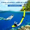 Diving Snorkel Silicone Full Dry Mouthpiece Swimming Underwater Diving Air Breathing Tube for Swim Accessories