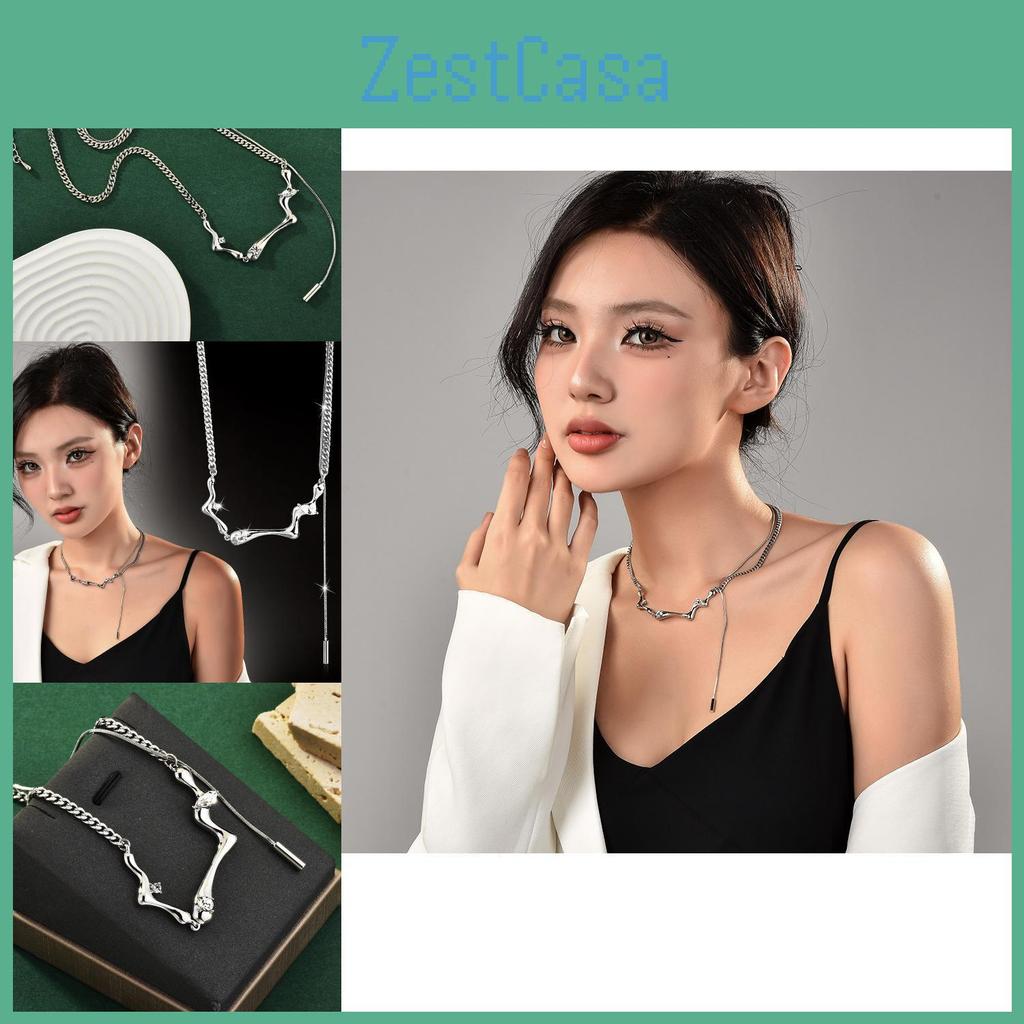 And Elegant Fashionable Layered Pendant Necklace With Polished Finish And Geometric Features Women For