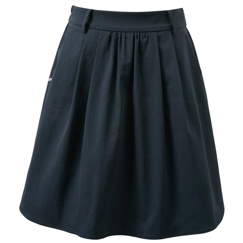 Sancai Women s Anti-Wrinkle Elastic High-Waist A-Line Skirt S