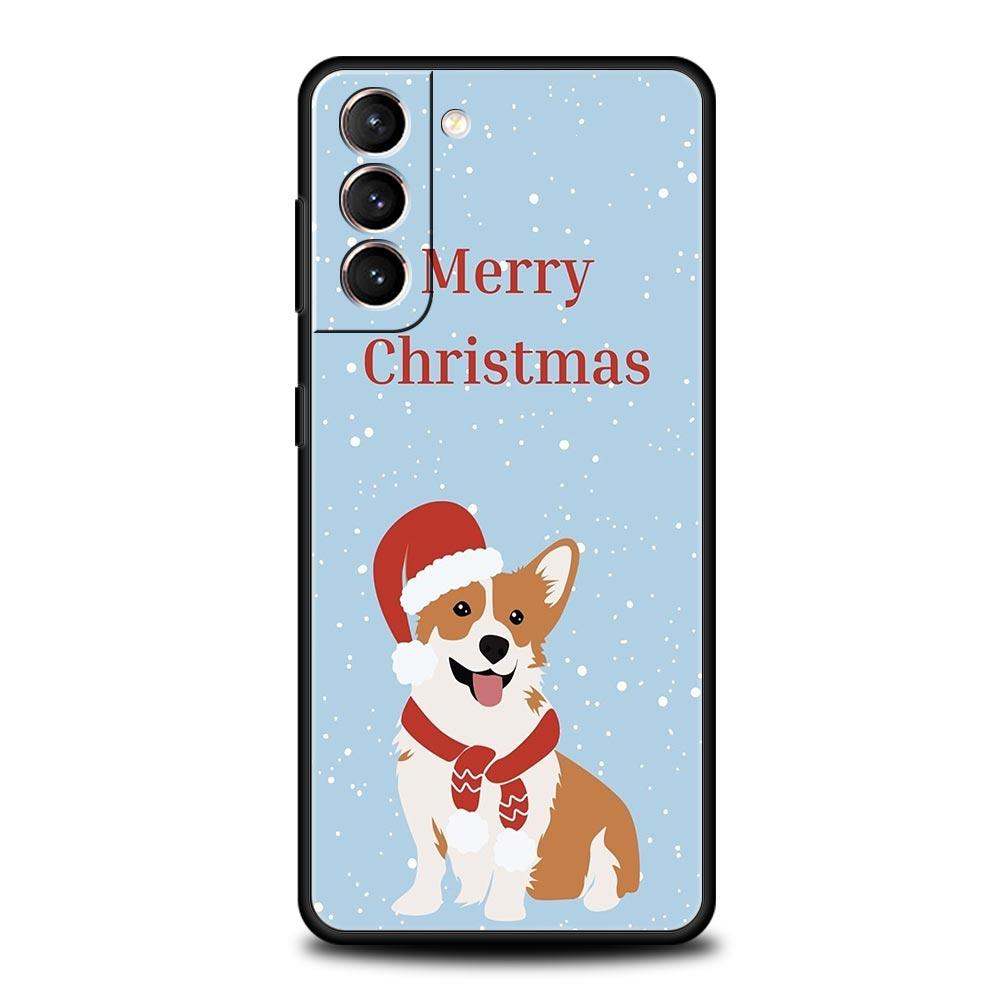 Cute Corgi Dog Phone Case for Samsung Galaxy S26 S25 S24 S23 S22 S20 S21 FE Ultra S25 Edge Plus 5G Soft TPU Cover Fundas Capas
