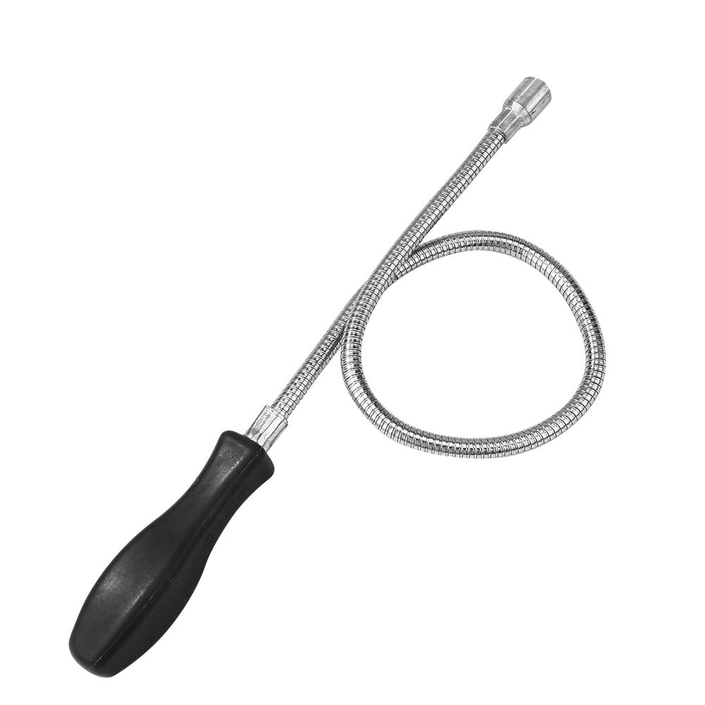

Magnetic Pickup Tool Bendable Retriever Stick Magnetic Grabber Reacher Tools for Hard-to-Reach Car Keys Bolts Nuts Screws чёрный