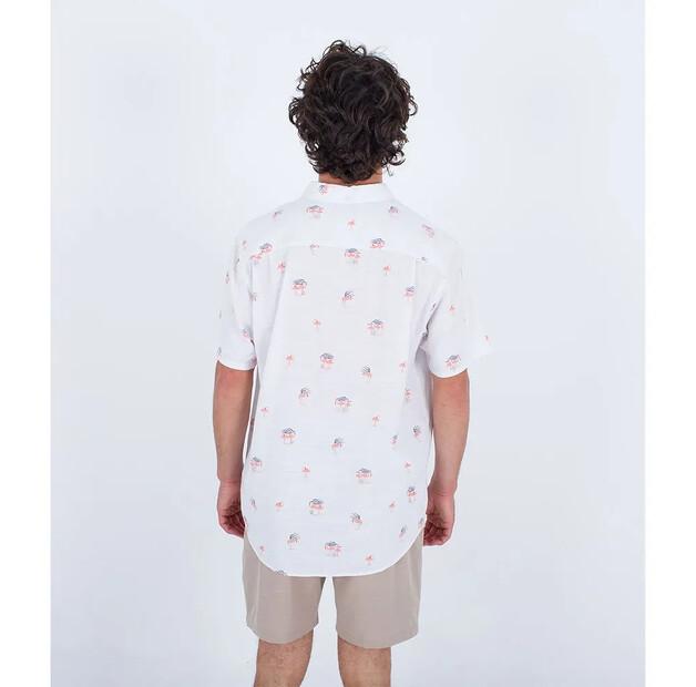 Hurley One And Only Stretch рубашка с коротким рукавом