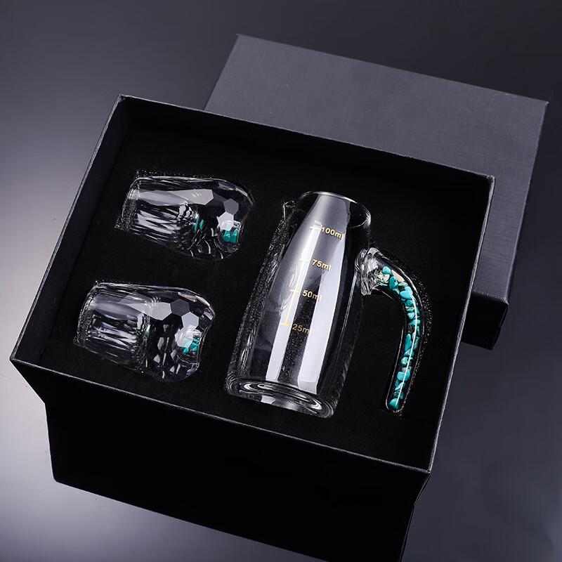 Enshou Su Gold Foil Glass Liquor Gift Set