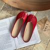 Fashion 2025Women Split Toe Flats  Shoes Woman Microfibe Comfy Flats Slippers Soft Bottom Loafers Slip on Beach Slides