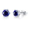Simple Crystal Stud Earrings Piercing Ear Studs For Women Exquisite Wedding Party Gift AAA+ Cubic Zircon Jewelry DWE035M