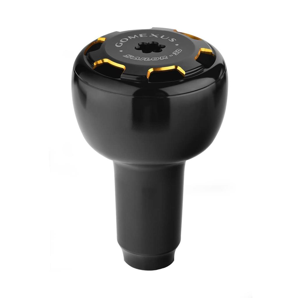 Gomexus A30 Reel Handle Replacement Aluminum Alloy 30mm Knob for Daiwa Type S and Shimano Type A Spinning and Baitcasting Bluefish and Sea Fishing