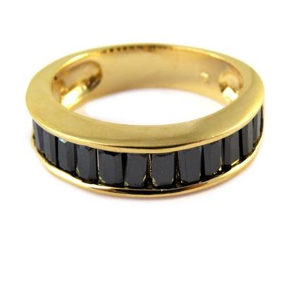 Vergoldeter Ehering „Nova“ aus Schwarzgold – 5 mm