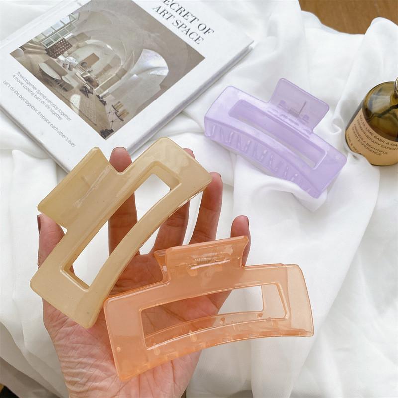 Quality High Jelly Hair Claw Clip For Women In Vibrant Colors Ideal For Casual And Formal Looks