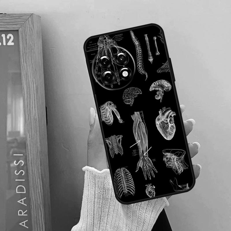 Human Anatomy Case For OnePlus Nord CE 5 2 3 4 Lite N20 N30 OnePlus 15 13 12 10 R 13T 10T 11 9 10 Pro Cover