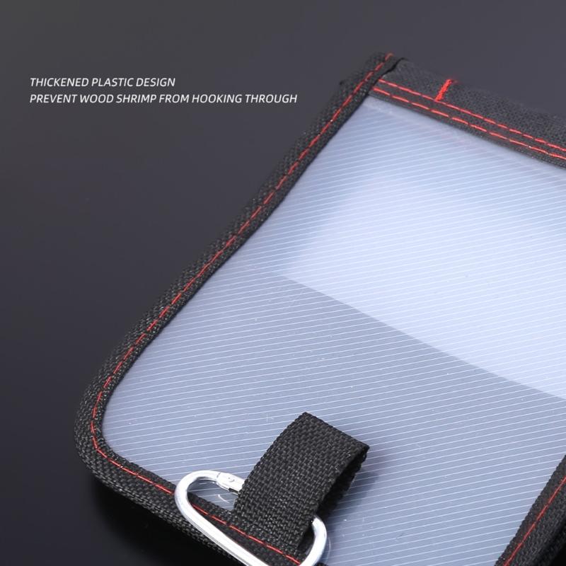Taška na chobotnice se zipy Vodotěsná Dřevěná Krevety Chobotnice Háčky Návnady Taška Organizéry na chobotnice Rybářské doplňky