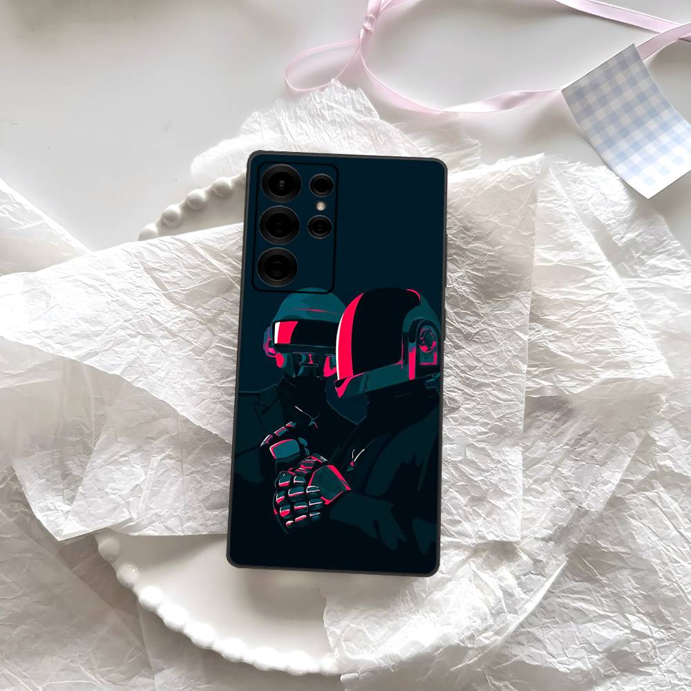 D-Daft Punk Band France Phone Case For Samsung S 24 Fe 25 Ultra Plus 20 Lite 21 30 22 23 24 22 Ultra 5G Fundas