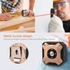 L aser Tape Measure 2 in 1 Digital La ser Distance Meter Measuring Area/Volume/Pythagorean 131Ft/40M
