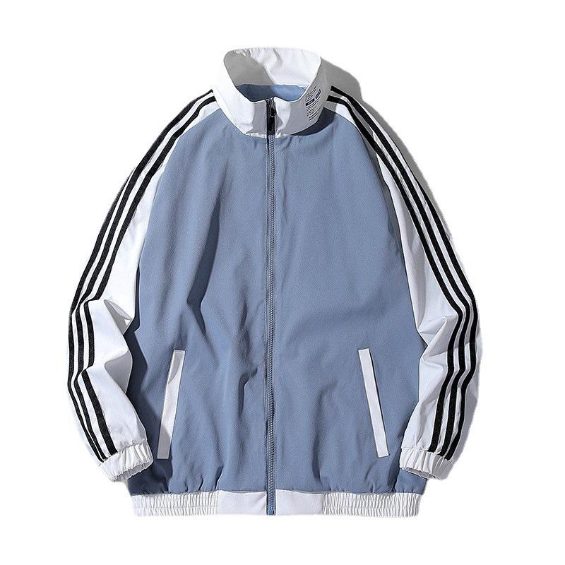 Roupas de Primavera e Outono Juventude Fina Gola Alta Esportiva Casual Tendência Roupas de Beisebol