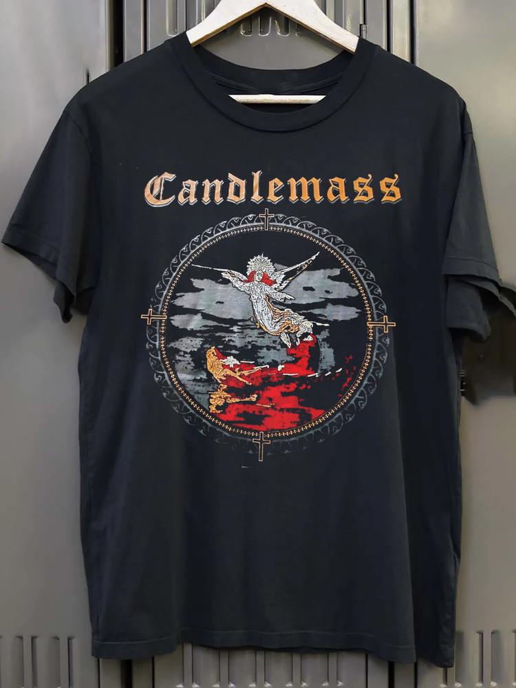 

NEW Candlemass Band Short Sleeve Black size S-5XL Shirt VC1210 Unisex T-Shirt S