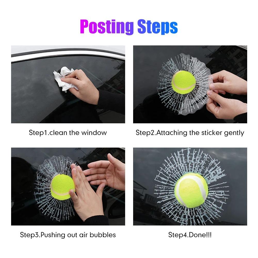 Strong Adhesion 3D Car Stickers Self Adhesive Car Decal Accessories Gift Ideas