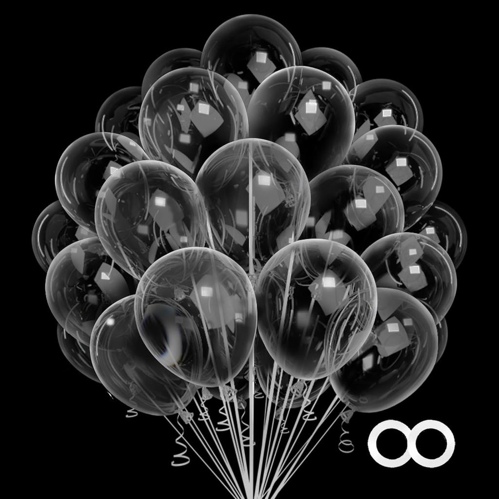 100pcs 12Inch Black Pink Gold Blue Latex Balloons Matte Balloon for Party Birthday Baby Shower Wedding Holiday Decoration