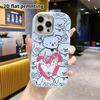 Phone Case: 2D flat design suitable for iPhone 18 17 16 15 14 13 Pro protective case, couple style, simple and cool, Christmas and Halloween gift