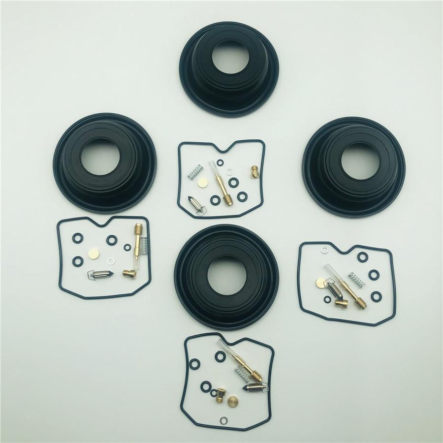 4x For Kawasaki KEF300 KVF300A KLX250 Carburetor Repair kit w/ Vacuum Diaphragm