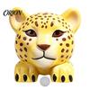Car Accessories for Interior Aesthetic Cute Animal Vent Clip Air Freshener with Aroma Pad, Resin Lion Decoration Leopard Deer Owl Dashboard Ornament,