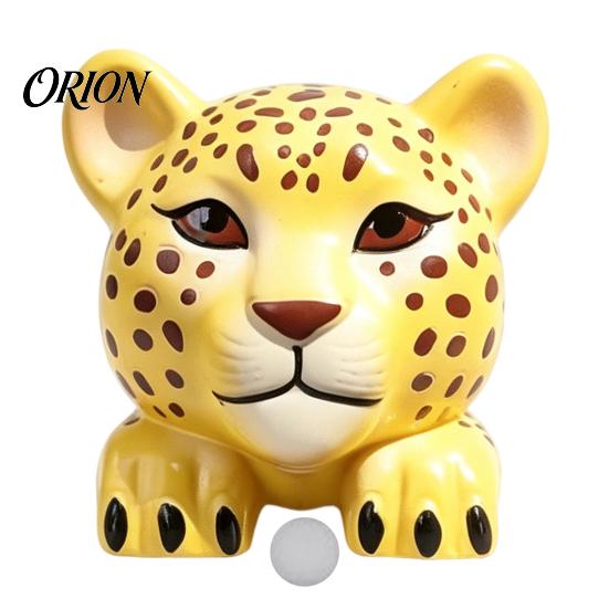 Car Accessories for Interior Aesthetic Cute Animal Vent Clip Air Freshener with Aroma Pad, Resin Lion Decoration Leopard Deer Owl Dashboard Ornament,