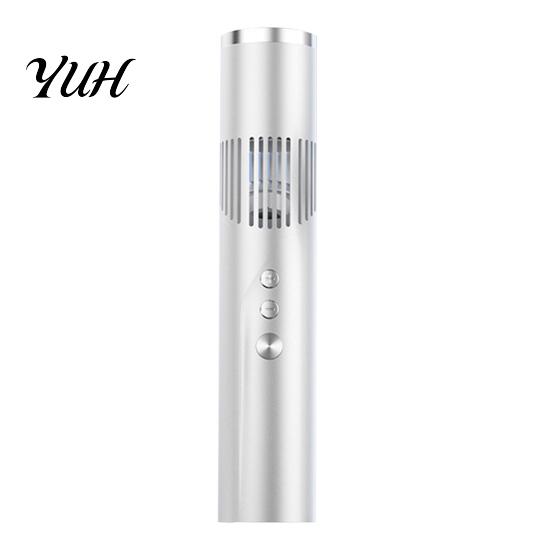 Compact Cooling Fan Handheld Mini Fan, 20000 RPM Small Portable with Display Screen, Rechargeable Adjustable Angle Quiet Strong Airflow Tabletop белый