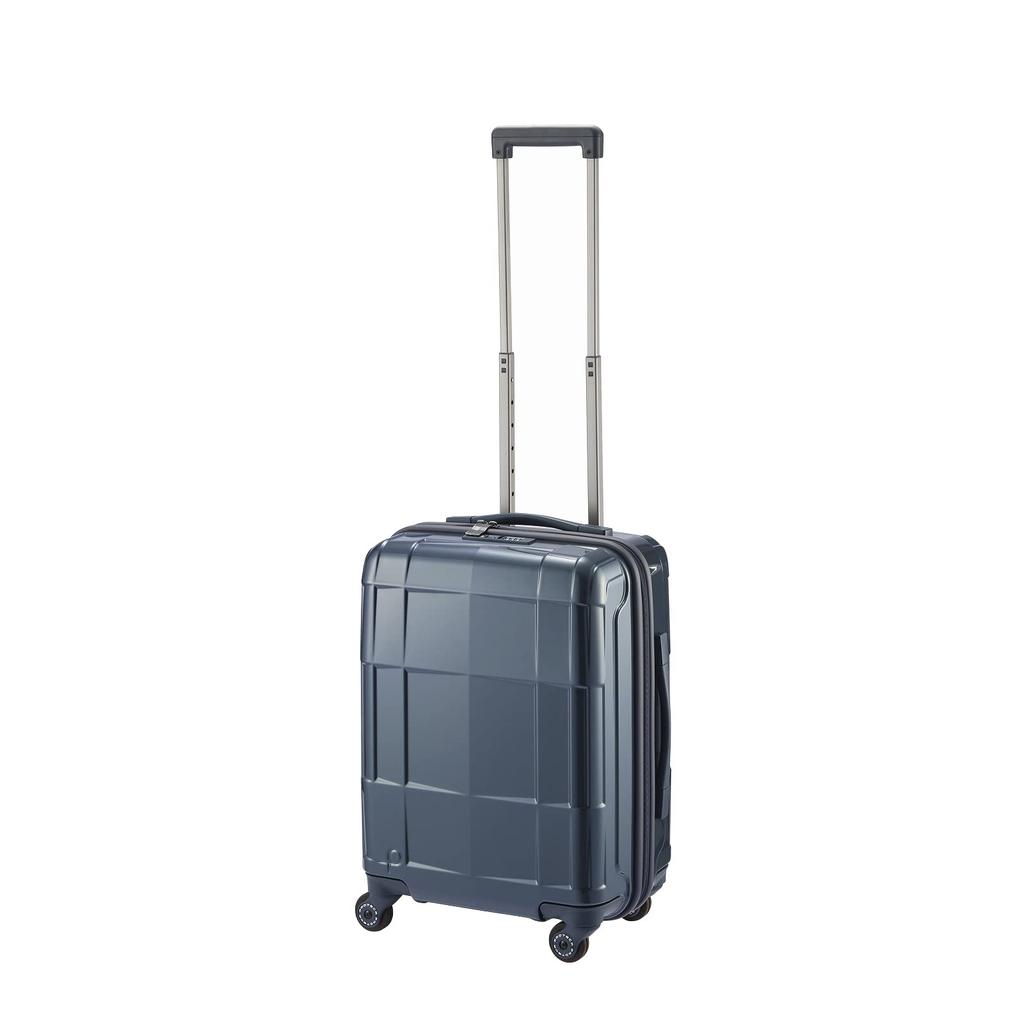 Proteca Staria CXR Suitcase, Made In Japan, No. 02351, 37L, 2-3 Nights, 3kg, Carry-on Size, with Caster Stoppers, Silent Casters, 3-Year Warranty