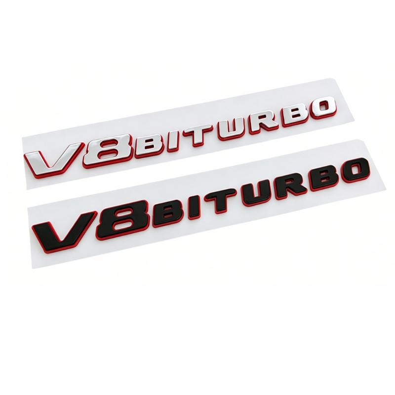 1Pc 3D Letters Logo Car Fender Side Trim Badge Sticker Car Emblem Decal Decorative Accessories