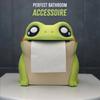 Large Opening Frog Toilet Paper Holder Dust-proof Big Mouth Creative Paper Towel Box 3D Printed Space Saving
