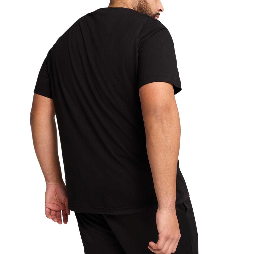 Puma Traspirante Confortevole Durevole Semplice T-Shirt a Maniche Corte Uomo Top Nero 688958-01