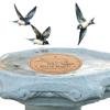 Triple-Point Support Bird Bath Copper Disk Universal Copper Purifier Plate  for Garden Fountain