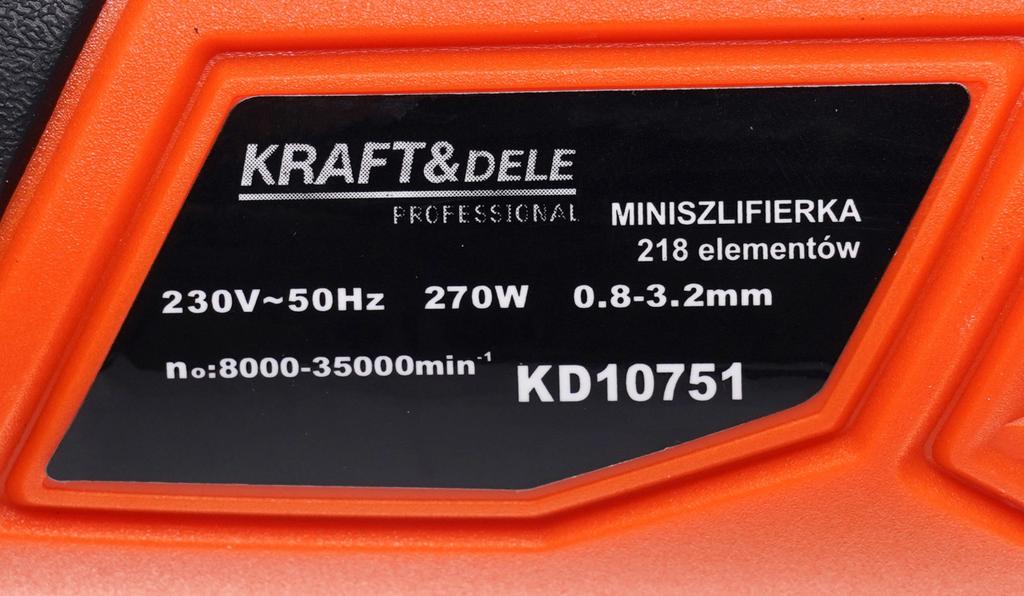 Mini Grinder 270W + Accessories 218 Pcs KD10751