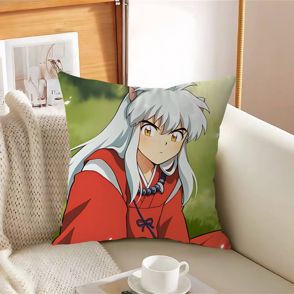 InuyashaeS Anime Pillow Case Removable Washable Cushion Cover – All-Season Soft Linen
