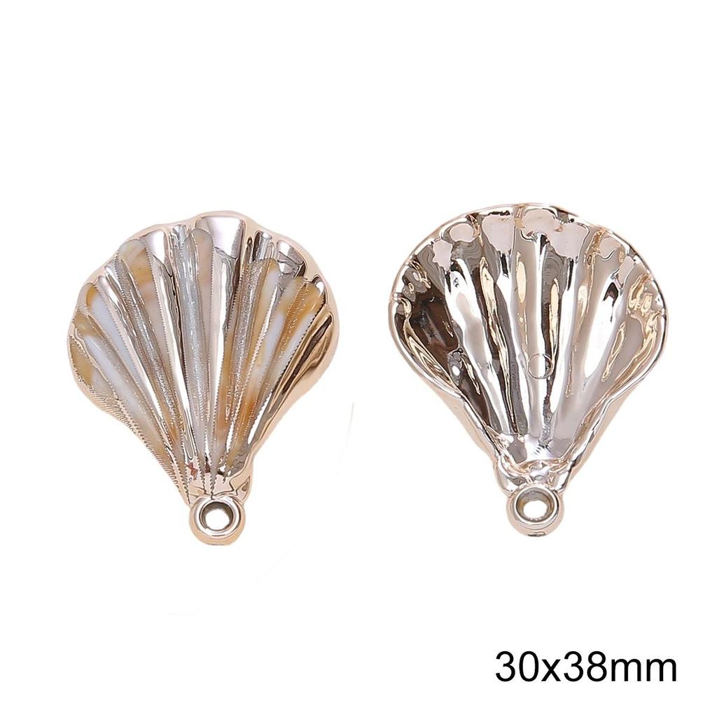 1-10Pcs Acrylic Imitation Shell Pendant For DIY Necklace Bracelet Earrings Jewelry Making Craft Accessories