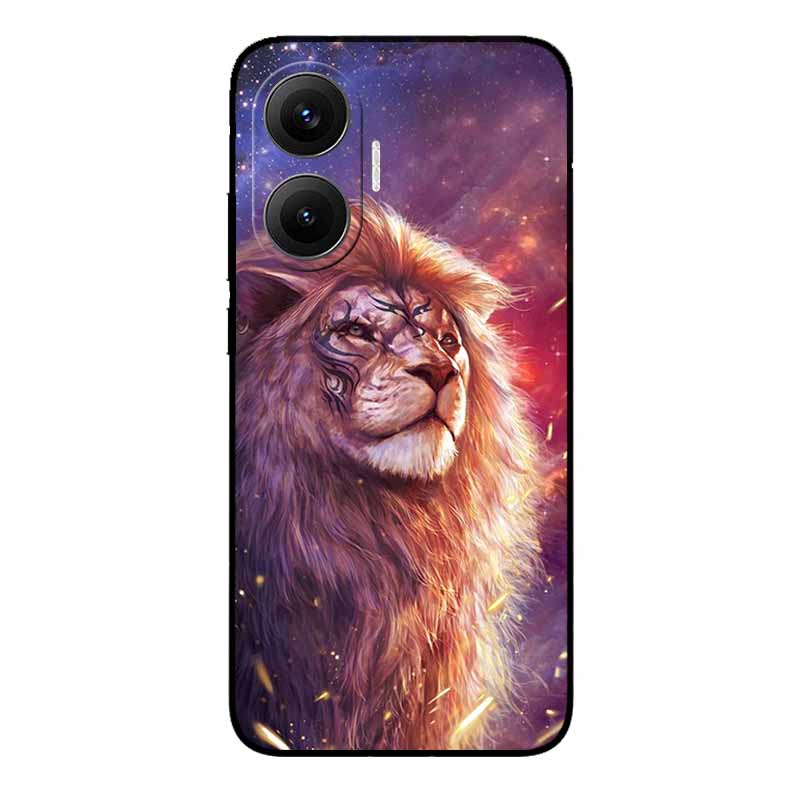 Funda For Xiaomi Poco F7 2025 Wolf Case Fashion Protective Soft Back Cover For Poco F7 5G Phone Back Capa POCOF7 6.83" Lion Case