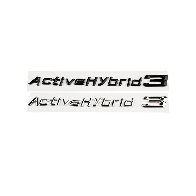 3D ABS Active hybrid 3 5 7 Car Tail Trunk Labels Emblem Badge Stickers