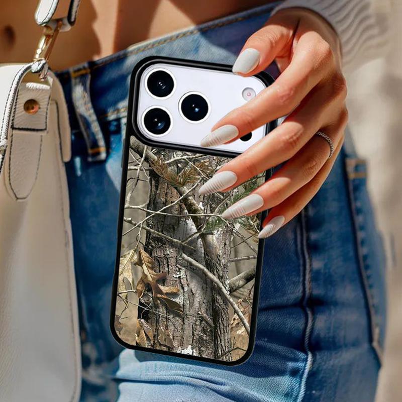 Hunting Camo Phone Case For iPhone 17 Air 14 15 13 12 Max Cover For Apple 14 15 16 16e 11 Pro Max Plus