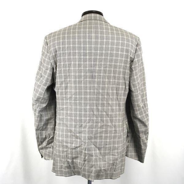 Nino Danieli Tailored Jacket Fully Lined Men L 50 Beige Check(USED)