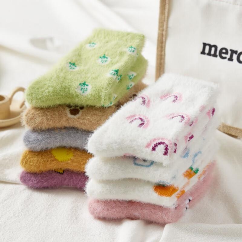 Women's Winter Warm Socks & Gloves Set