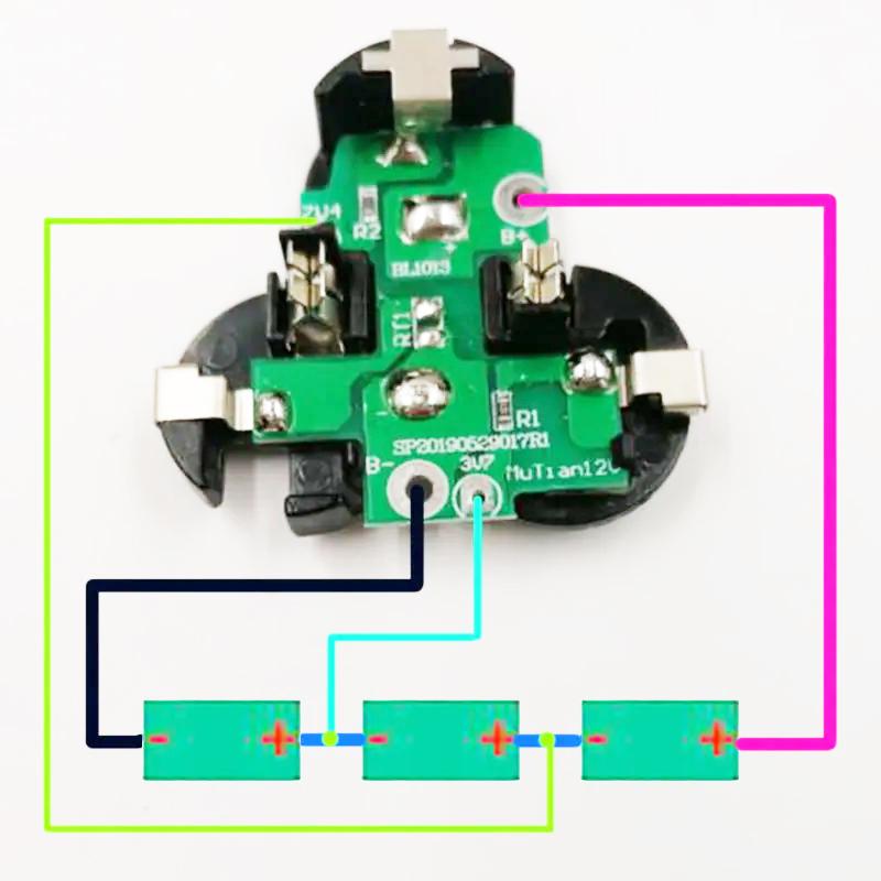 BL1013 Electric Drill Battery Plastic Case PCB Board Circuit Board For Makita 12V 10.8V Li-ion Battery