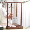 Fuyao Walnut Wood Calligraphy Brush Holder