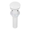Pop Up Drain Stopper Press Bounce Deodorization Bathroom Sink Drain for Home White With Hole