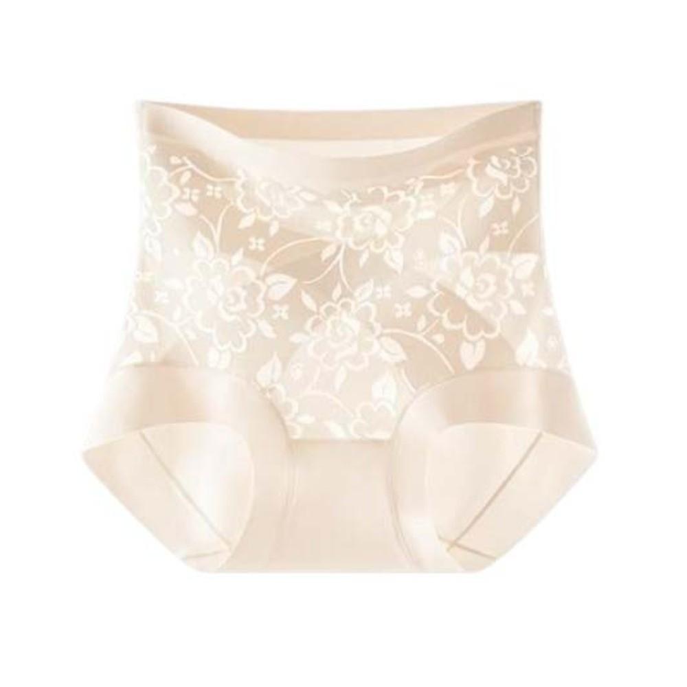 Shapewear Butt Lifter Underpants High Waist Seamless Slimming Panties Postpartum L 40-60kg бежевый